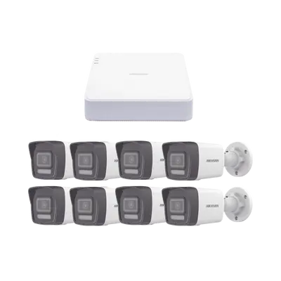 Combo IP 8 cámaras con NVR profesional