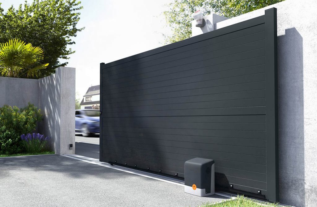 Motor corredizo residencial para portón automático