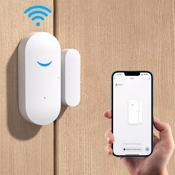 Sensores inteligentes para seguridad perimetral en puertas y ventanas