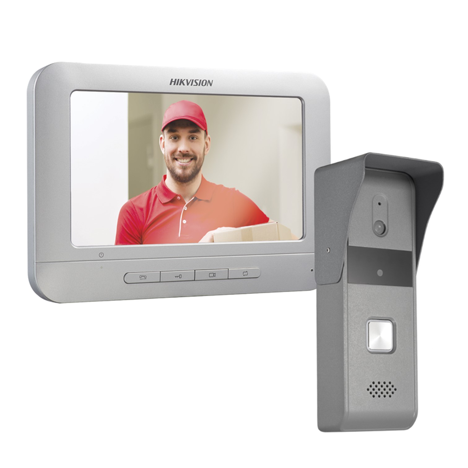 Videoportero Hikvision HD para control de acceso residencial