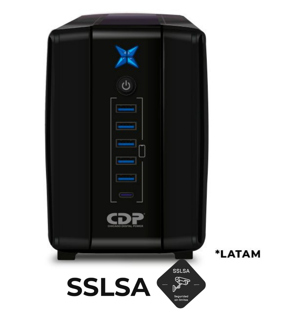 Comprar Batería UPS Interactivo – Respaldo de Energía 500VA 250W en SSLSA Guatemala